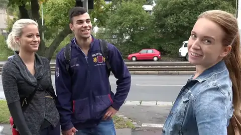 Czech Sauna Features One Dude And Two Nubile Ladies